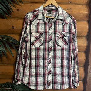 Helix long sleeve shirts for men size large